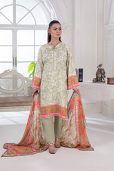 Lawn Karandy unstiched 3piece printed suit