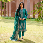 Noor-e-Zamrud – Embroidered Lawn Suit