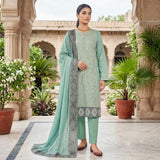 Royal Azure – Premium Lawn Suit