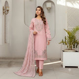 Noir Elegance – Embroidered 3-Piece Lawn Suit