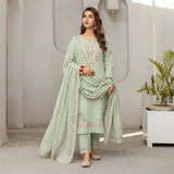 Noir Elegance – Embroidered 3-Piece Lawn Suit