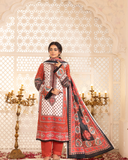 Luxe - Premium Winter Karandi - Unstitched 3 Piece Printed Suit
