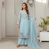 Noir Elegance – Embroidered 3-Piece Lawn Suit